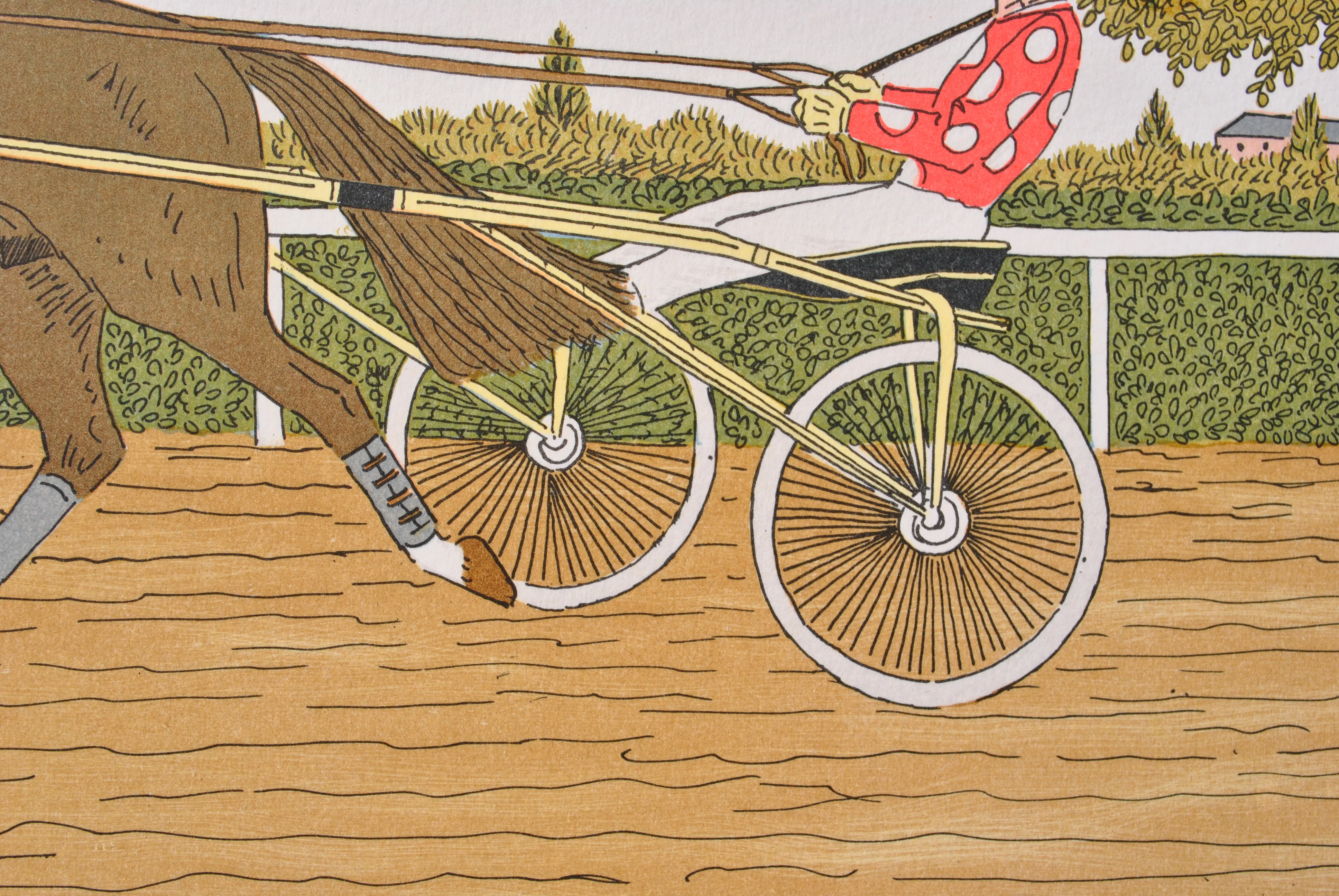 Vincent HADDELSEY : Le jockey, Lithographie originale signée - Image 8