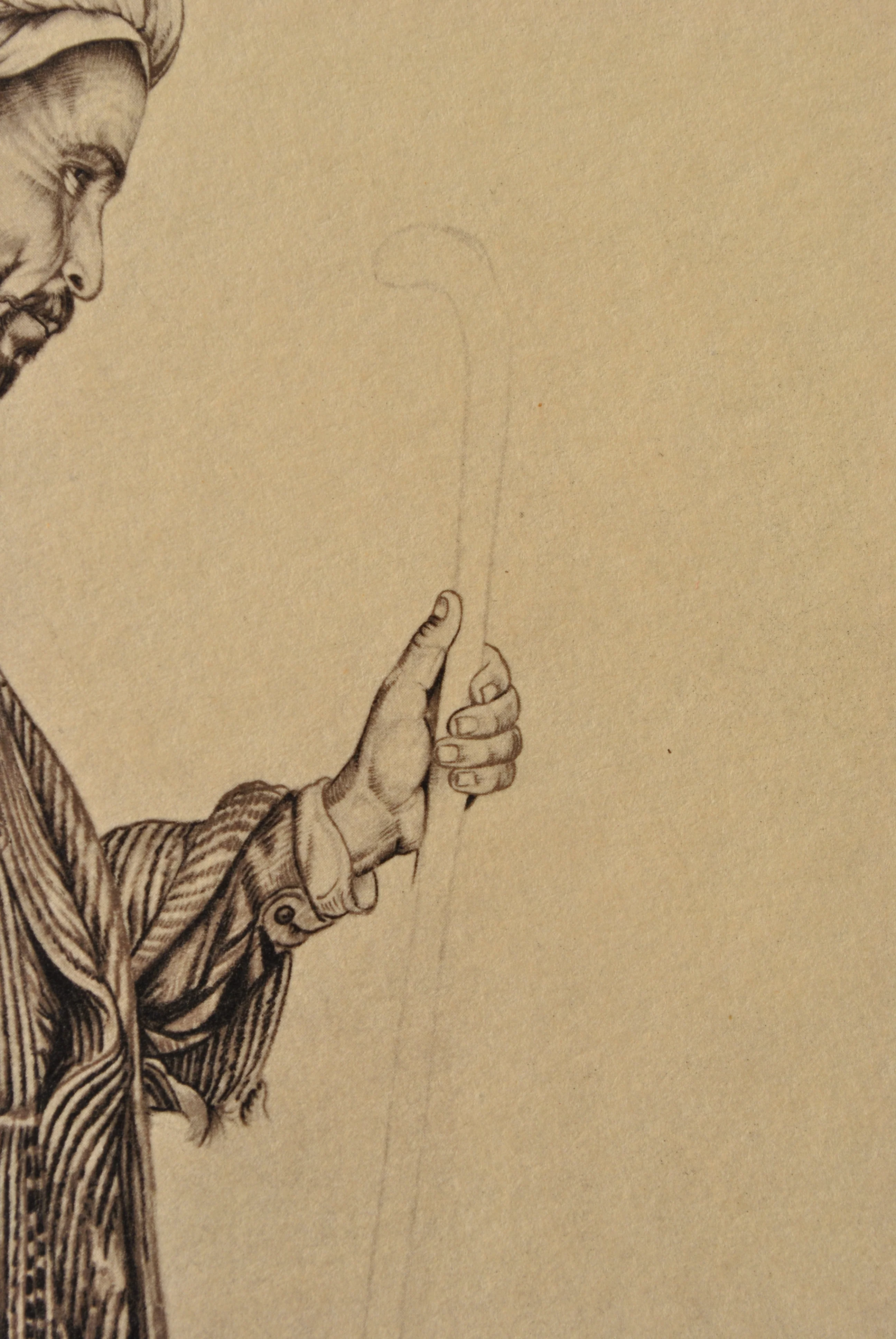 Walter SAUER : Le voyageur du désert, Gravure signée - Image 4