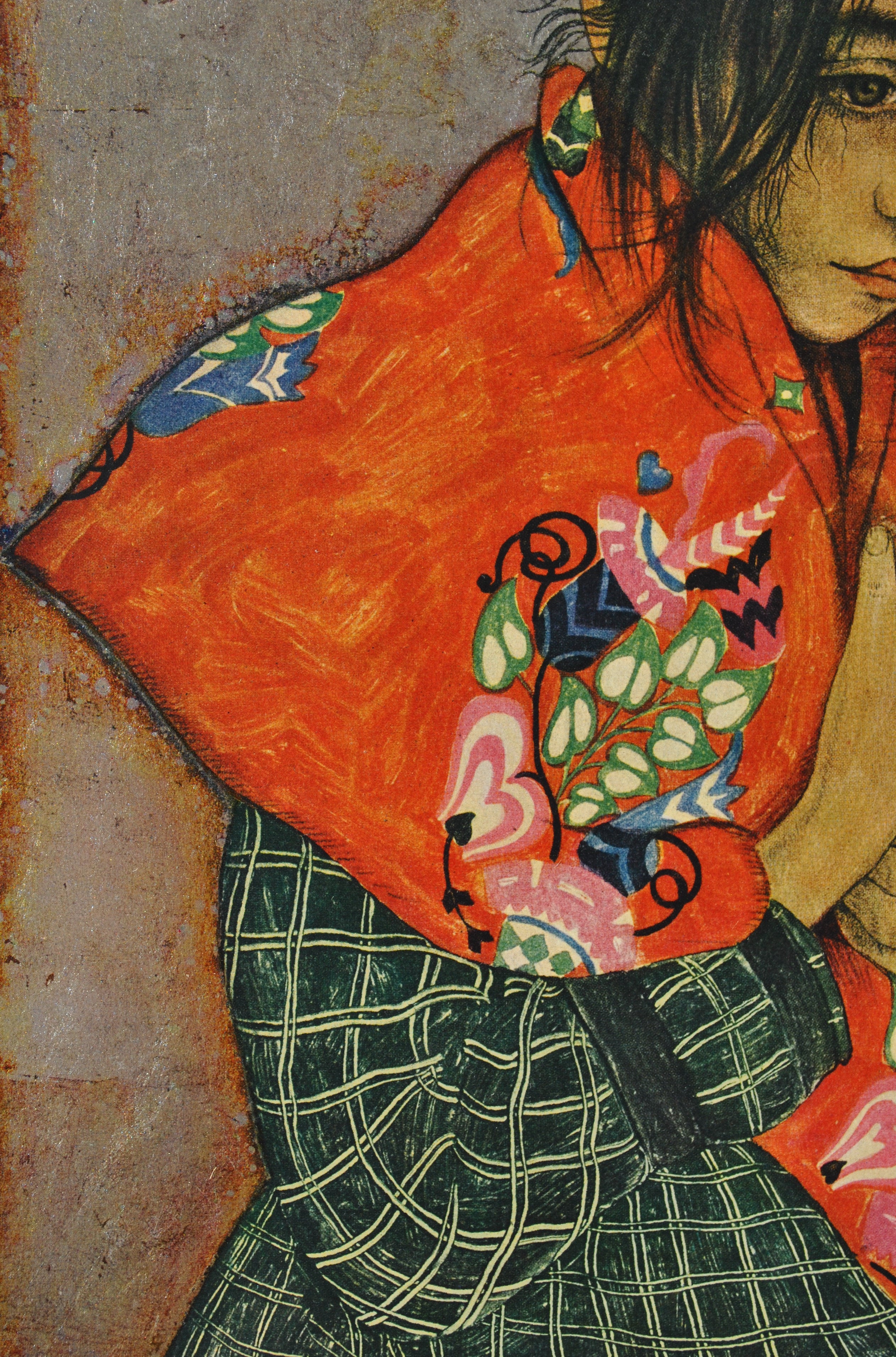 Walter SAUER : Petite fille au foulard, Gravure signée - Image 5