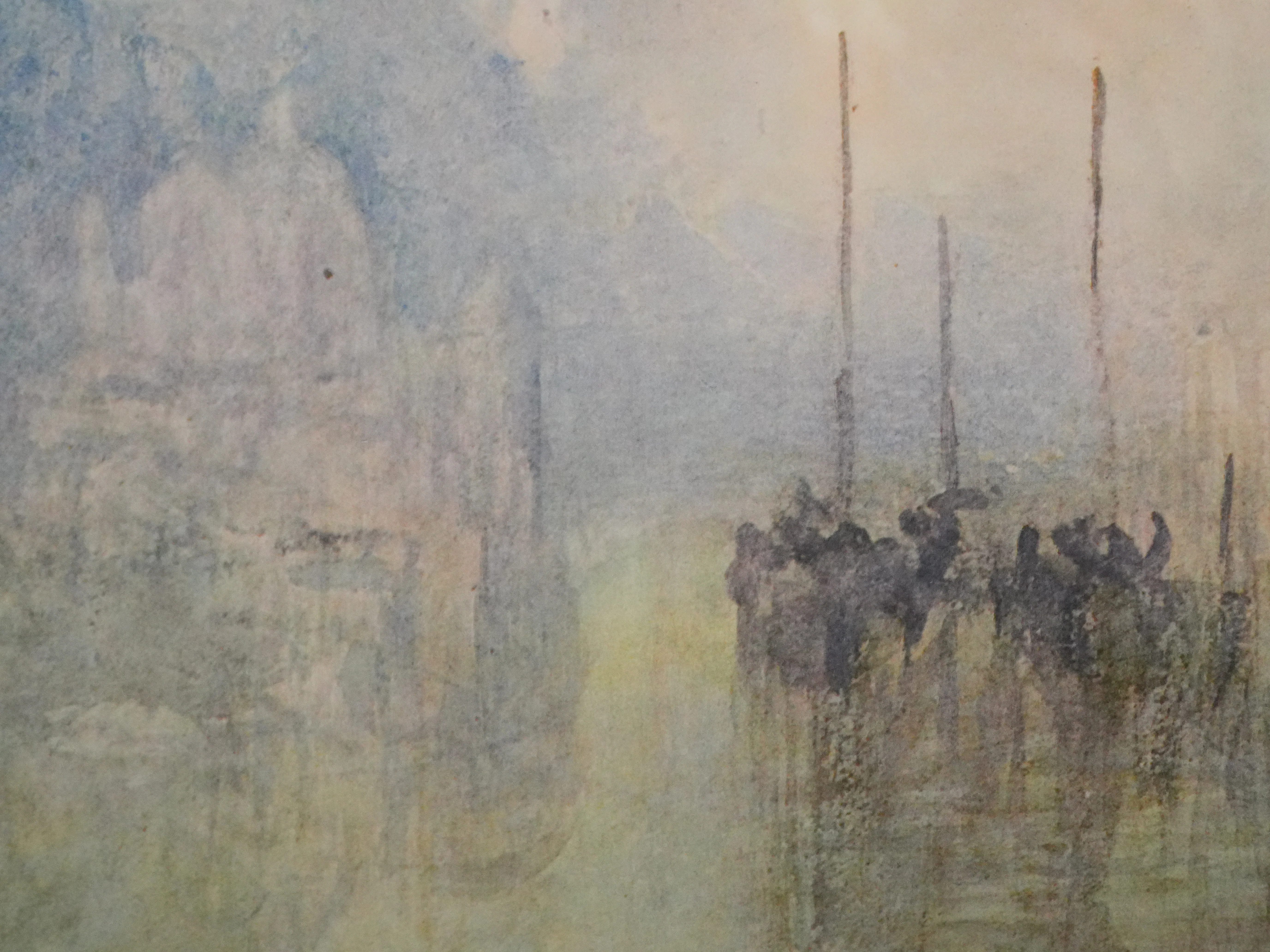William TURNER : Venise, L'entrée du Grand Canal, Lithographie - Image 3