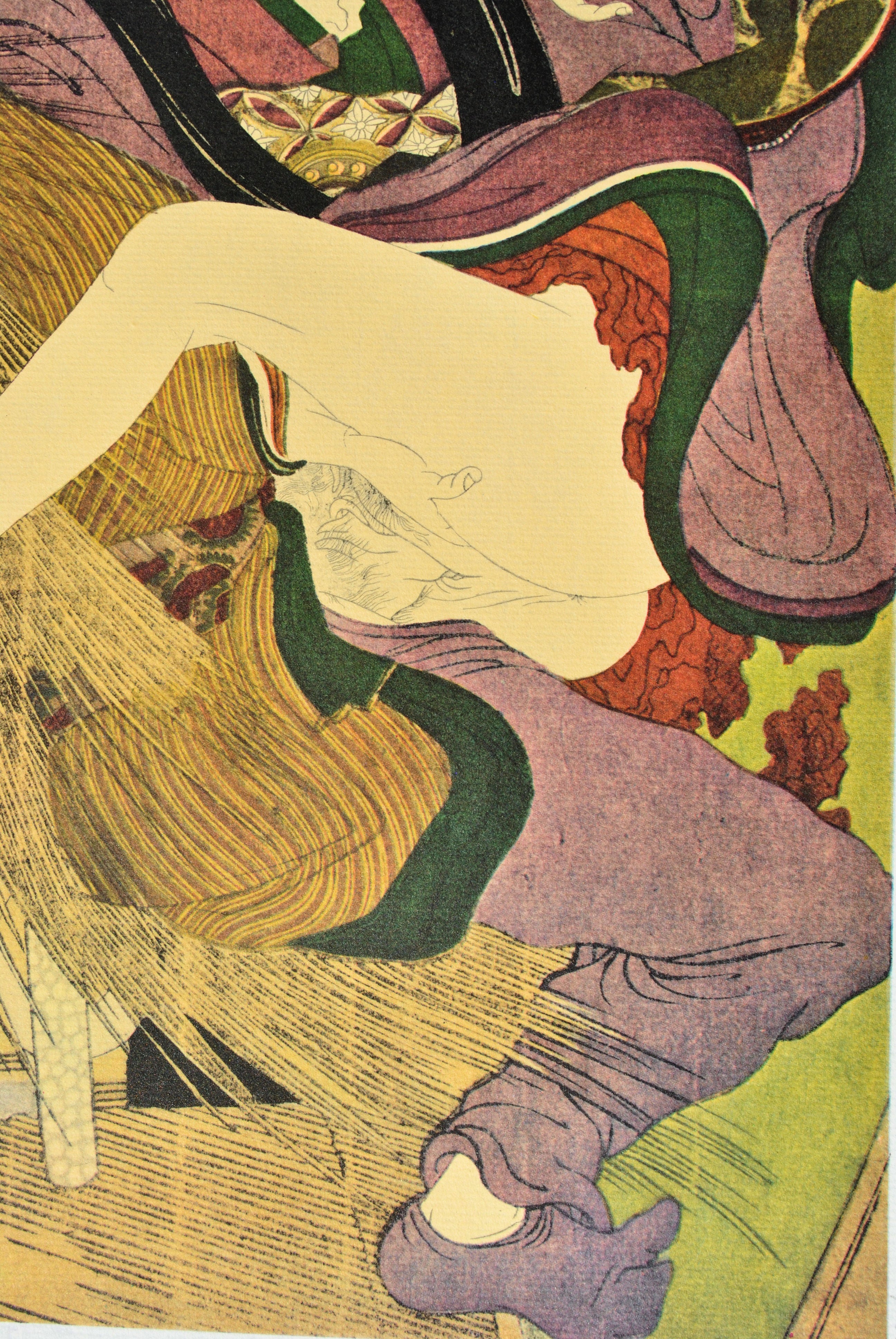 Yanagawa SHIGENOBU : Le marchand , LITHOGRAPHIE érotique japonaise - Image 6