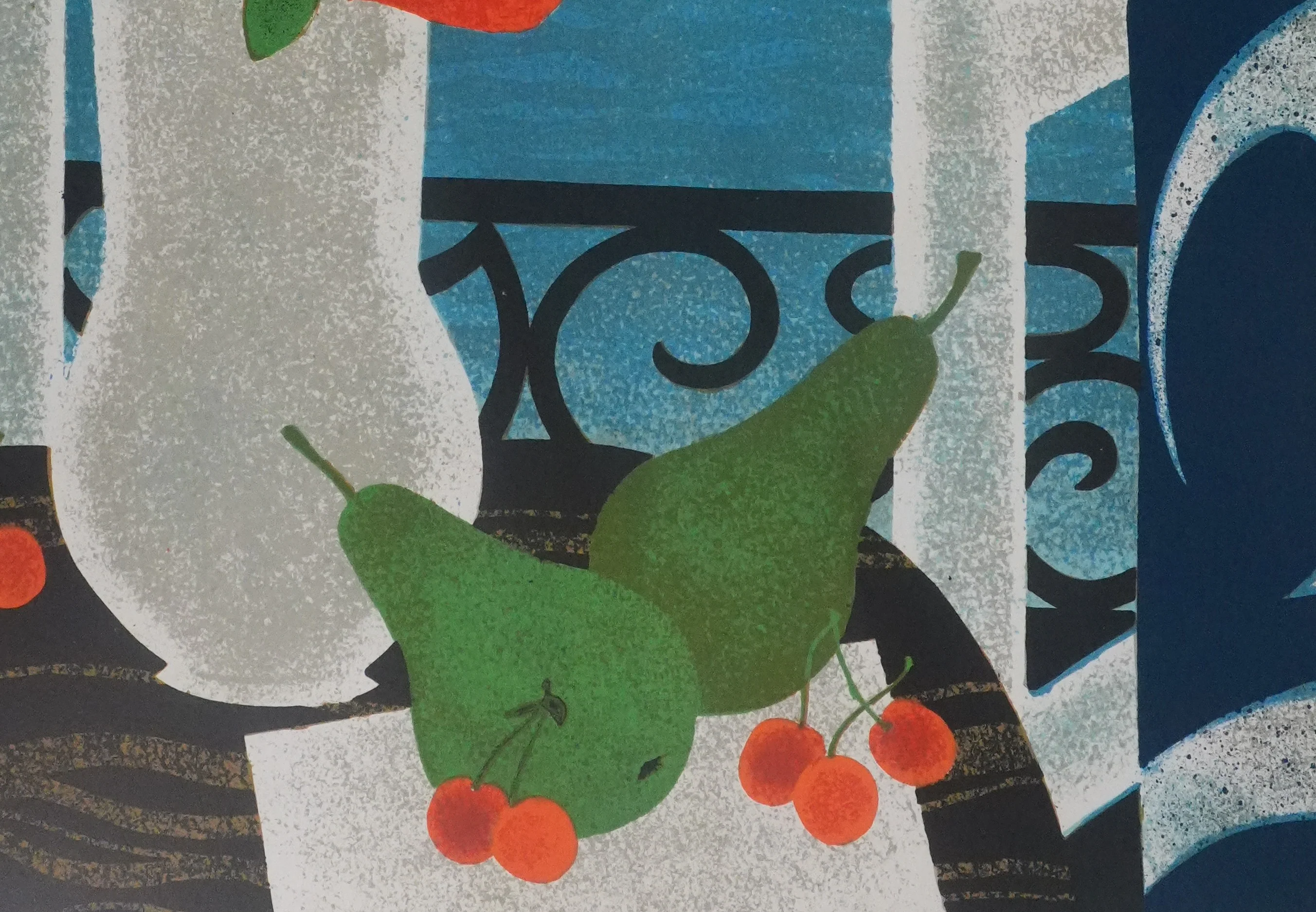Yves GANNE : Les coquelicots devant la mer, Lithographie originale signée - Image 6